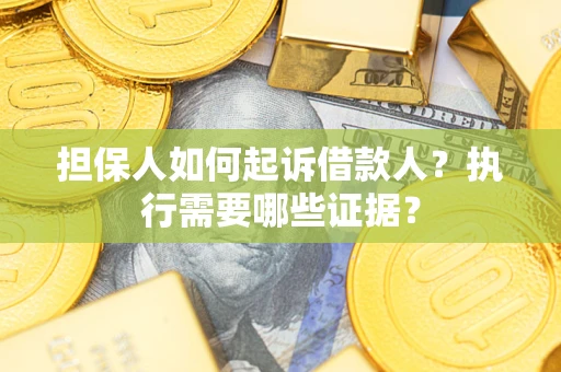 北京担保人如何起诉借款人？执行需要哪些证据？