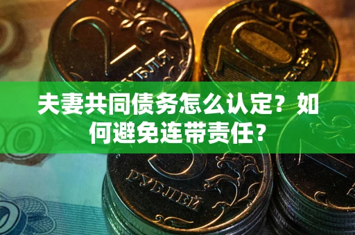北京夫妻共同债务怎么认定？如何避免连带责任？