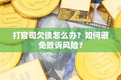 北京打官司欠债怎么办？如何避免败诉风险？
